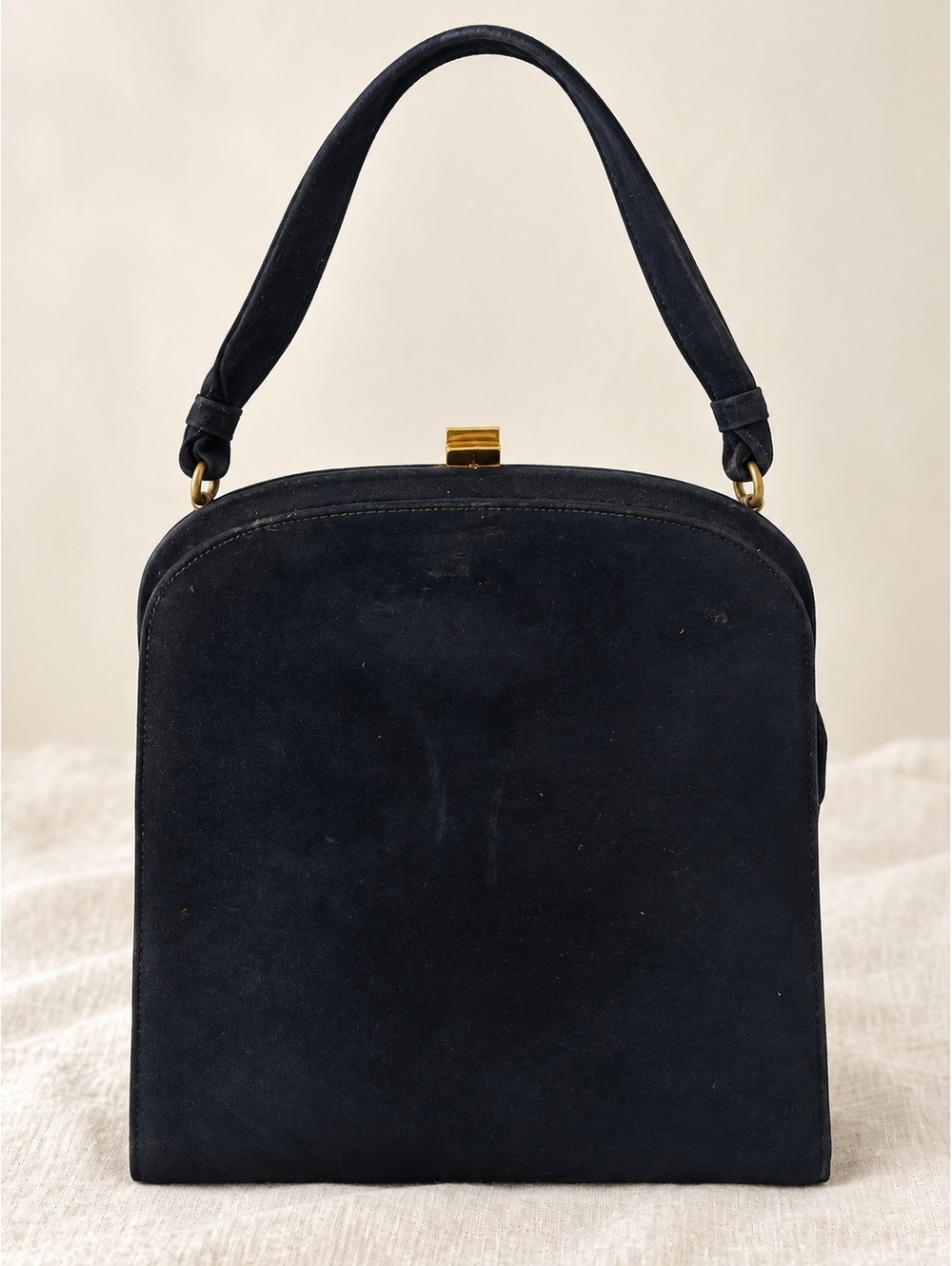 Vintage 1950s Bags by Dorian Structured Handbag w/ Coin Purse